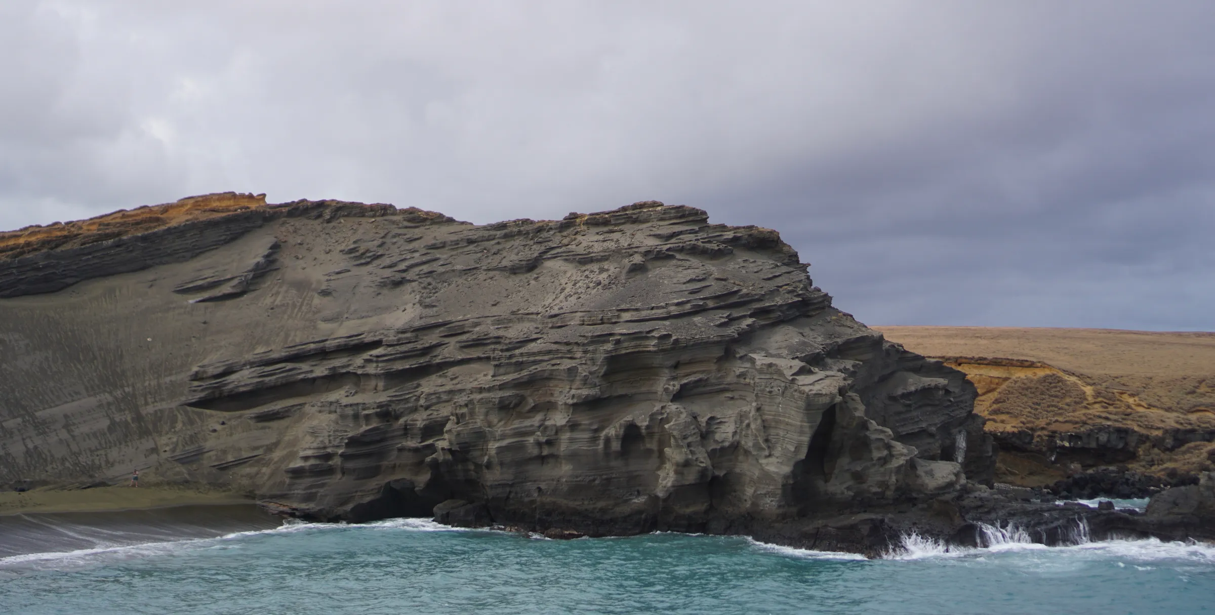 A cliff in Hawaii