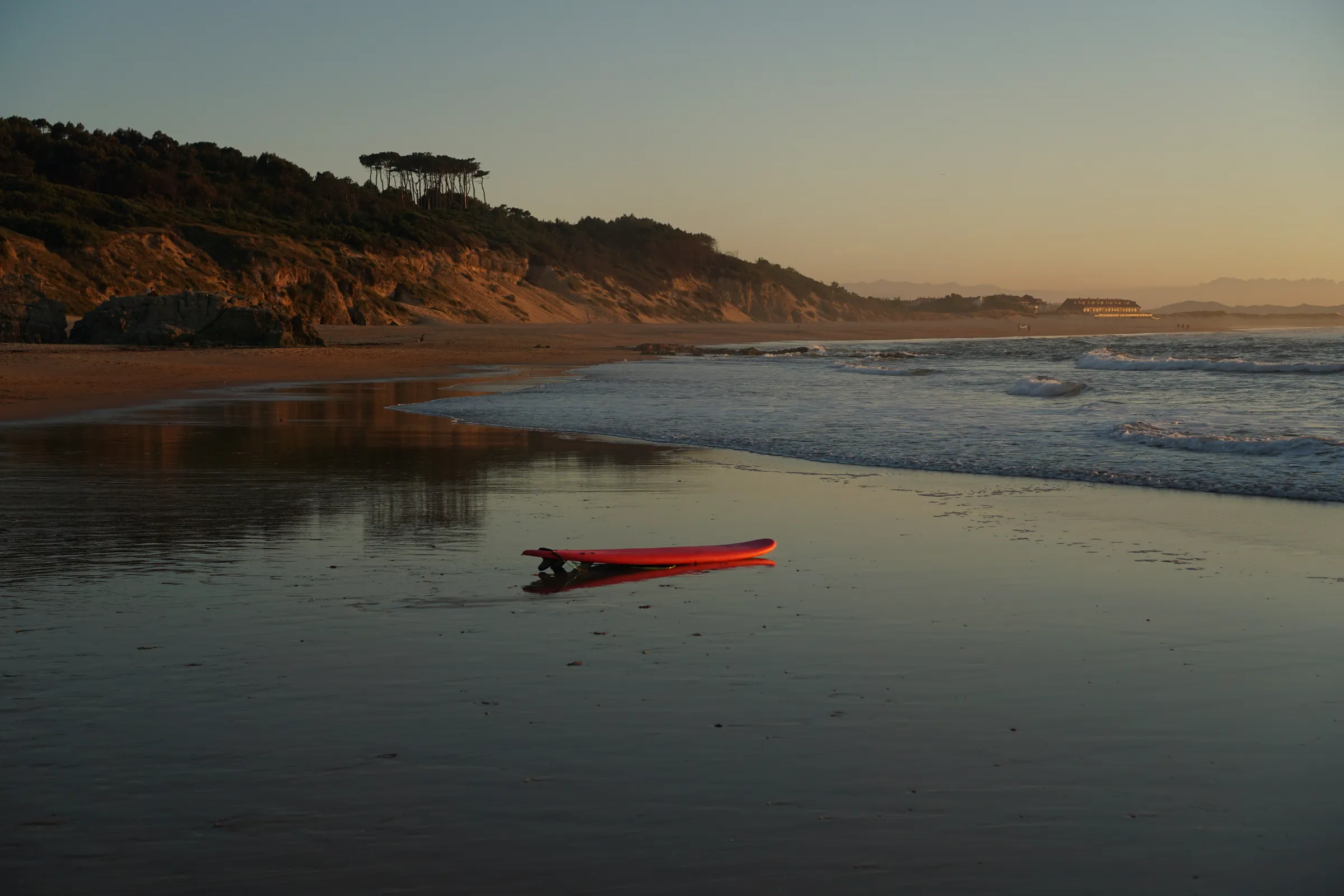 A surfboard